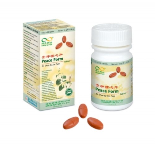 AN SHEN BU XIN PIAN PEACE FORM 600mg 60 Planeta Verd