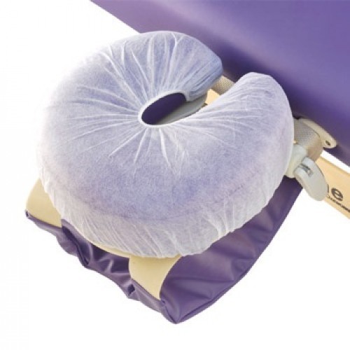 Disposable headrest cover for massage table