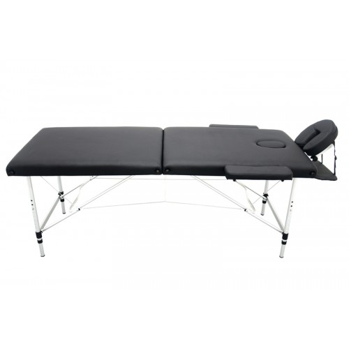 Black Folding Massage Table in Aluminum