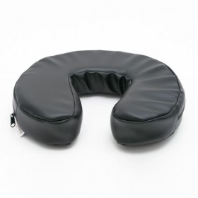 Black headrest for massage table