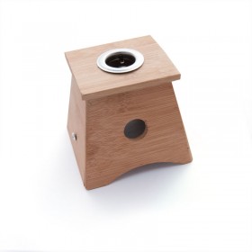 Moxa box made in bamboo with 1 hole - for cigar