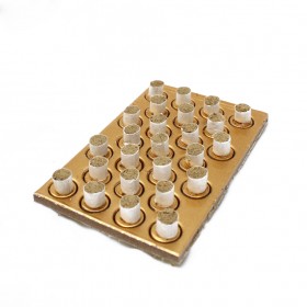 Adhesive moxa cones with cardboard backing