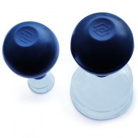 Ø3cm Glass suction cup with rubber bulb