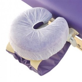 Disposable headrest cover for massage table