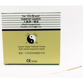 0,16*13mm TAI CHI gold plated needles with silicon