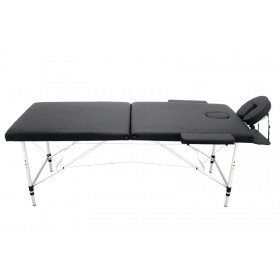 Black Folding Massage Table in Aluminum